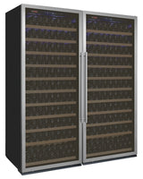 Allavino Vite II Tru-Vino 63″ 554 Bottle Dual Zone Stainless Steel Side-by-Side Wine Refrigerator