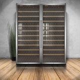 Allavino Vite II Tru-Vino 63″ 554 Bottle Dual Zone Stainless Steel Side-by-Side Wine Refrigerator