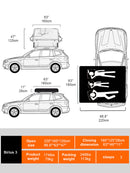 Naturnest Sirius 3 Car Roof Top Tent XXL W2291P170291