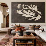 The Tiger Eye - Metal Wall Art - Landscape Slate