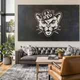 The BYU Cat- Metal Wall Art - Landscape Forge