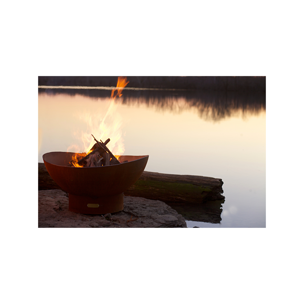 Fire Pit Art Scallop/Tidal Fire Pit