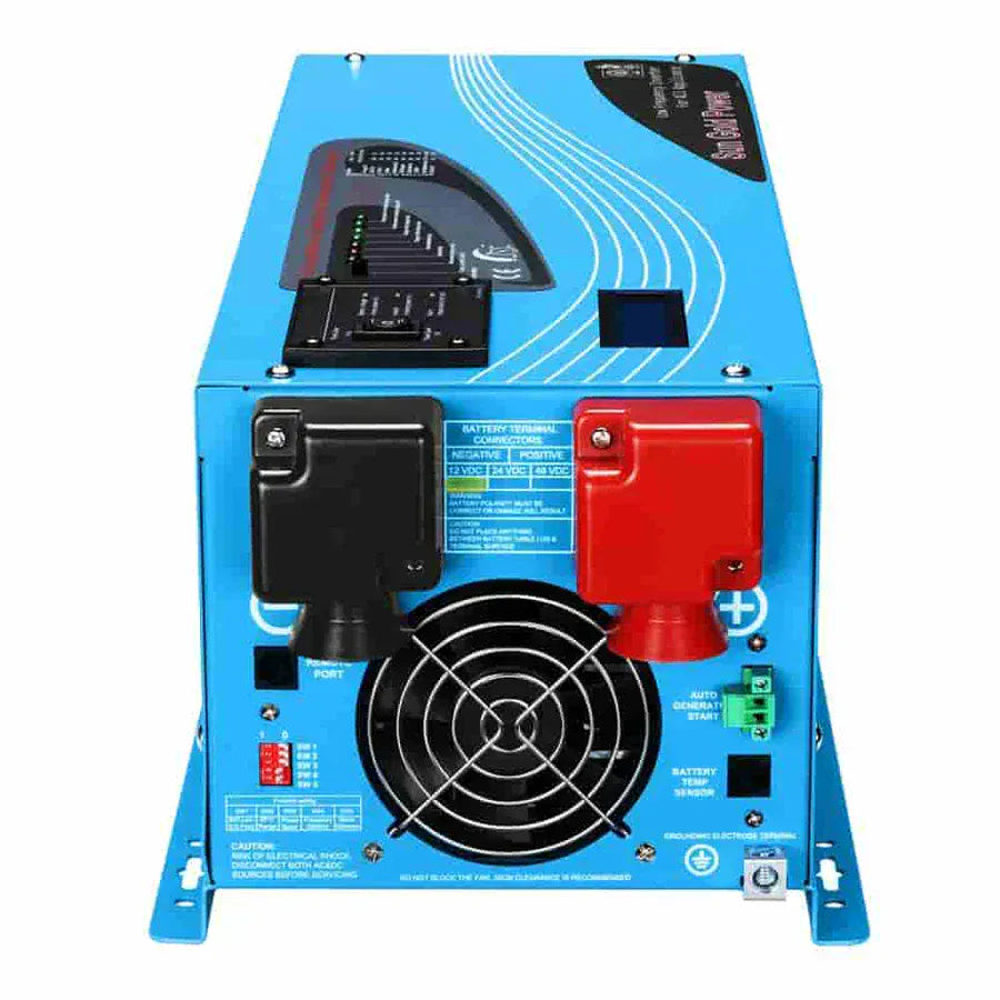 SunGoldPower 4000W Peak (12000W) DC 12V Pure Sine Wave Inverter With Charger