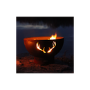 Fire Pit Art Antlers Fire Pit