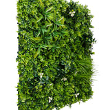 Designer Plants USA Luxury White Oasis Artificial Vertical Garden 40" x 40" 11SQ FT Commercial Grade UV Resistant