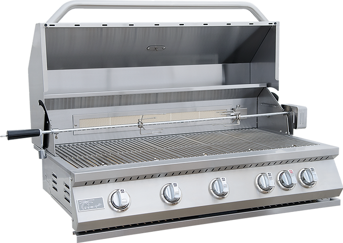 KoKoMo Grills 5 Burner Stainless Steel Rotisserie Kit