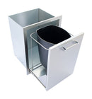 KoKoMo Grills Outdoor Kitchen Stainless Steel Trash Can or Liquid Propane Tank Drawer