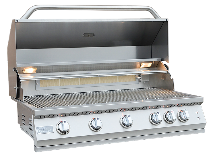 KoKoMo Grills 40" Professional 5 Burner Built in BBQ Gas Grill