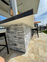 KoKoMo Grills Built in Big Island Sports Bar Outdoor Kitchen Grill With TV