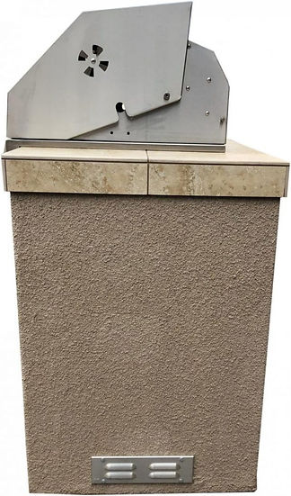 KoKoMo Grills St. Martin 4' Charcoal Built In BBQ Island