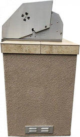 KoKoMo Grills St. Martin 4' Charcoal Built In BBQ Island