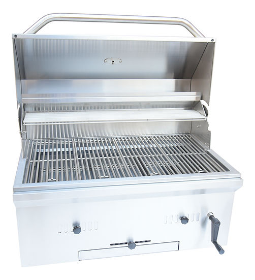 KoKoMo Grills 32" Built in Stainless Steel Charcoal BBQ Grill