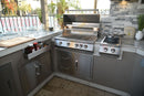 KoKoMo Grills Outdoor Kitchen Stainless Steel Two Drawer / One Door Combo