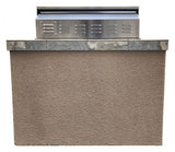 KoKoMo Grills Panama 4' BBQ Island with 4 Burner Built In BBQ Grill