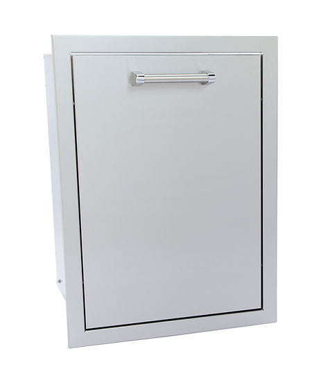 KoKoMo Grills Outdoor Kitchen Stainless Steel Trash Can or Liquid Propane Tank Drawer