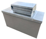 KoKoMo Grills The Cayman 5' BBQ Island with 4 Burner Built In BBQ Grill