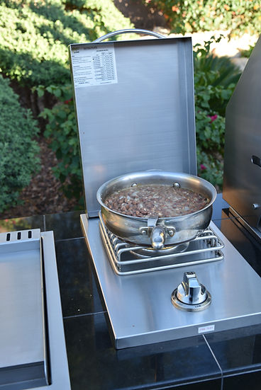 KoKoMo Grills Stainless Steel Single Side Burner With Hood