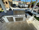 KoKoMo Grills Built in Big Island Sports Bar Outdoor Kitchen Grill With TV