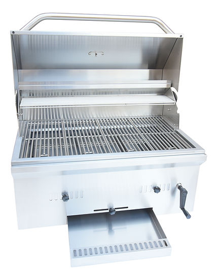 KoKoMo Grills 32" Built in Stainless Steel Charcoal BBQ Grill
