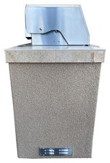 KoKoMo Grills The Cayman 5' BBQ Island with 4 Burner Built In BBQ Grill