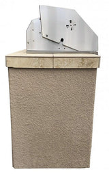 KoKoMo Grills St. Martin 4' Charcoal Built In BBQ Island