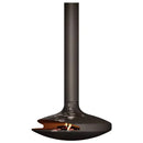 HearthArtSinn Shine 1 Luxury Hanging Disc-Shaped Real Wood Burning Fire Fireplace