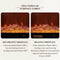HearthArtSinn Aurora 6 European Wooden Style Electronic Fireplace