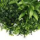 Designer Plants USA Luxury Artificial Green Plant Wall Circle 30" Black Frame UV Resistant