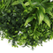 Designer Plants USA Luxury Artificial Green Plant Wall Circle 30" Black Frame UV Resistant