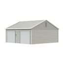 Chery Industrial 30' x 33' Double Garage Metal Shed with Side Entry Door