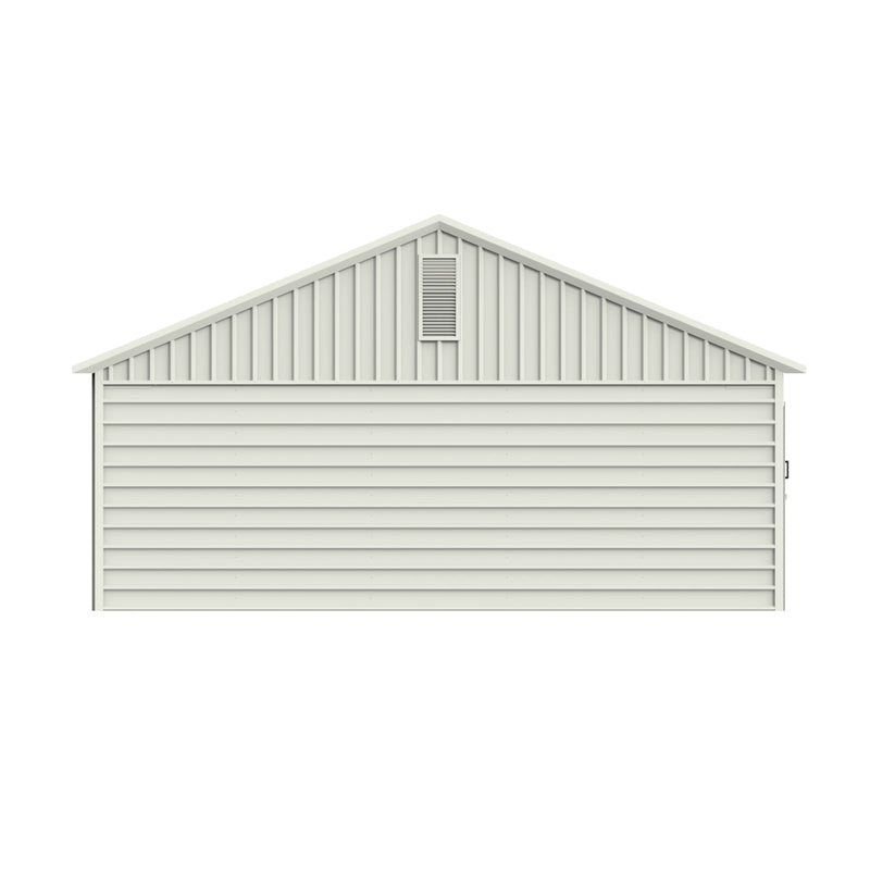 Chery Industrial 30' x 33' Double Garage Metal Shed with Side Entry Door