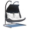Skyline Design Celeste Double Hanging Chair with Frame and Sunbrella Cushions