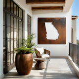 The Georgia - Metal Wall Art