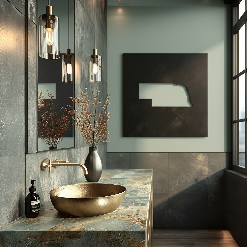 The Nebraska - Metal Wall Art