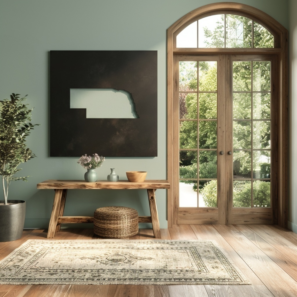 The Nebraska - Metal Wall Art