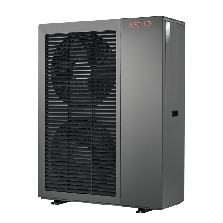 APOLLO Heat Pump MAX Heat - 60k BTU / 5 Ton - Air to Water - EVI Inverter DC Technology