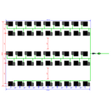 Alien Hydroponics EasyFeed 45 Pot 5 Row Kit