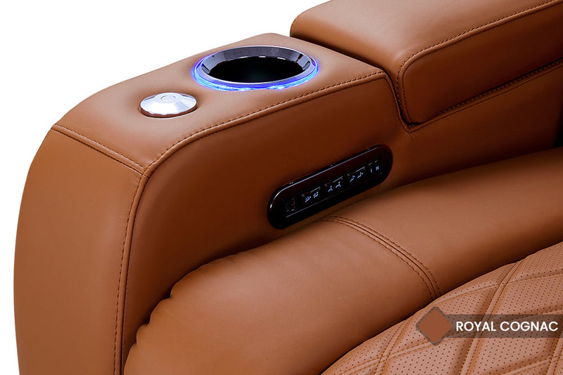 Valencia Tuscany Ultimate Luxury Leather Home Theater Seating