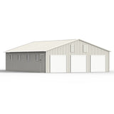 Chery Industrial 35' x 40' Three Car Garage Shed with Side Entry Door & Windows