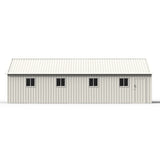 Chery Industrial 35' x 40' Three Car Garage Shed with Side Entry Door & Windows
