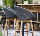 Peacock Outdoor Bar Chair 5455RODGT-5454YSN92