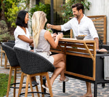 Peacock Outdoor Bar Chair 5455RODGT-5454YSN92