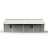 Chery Industrial 39' x 39' Vertical Steel Carport With Lean-to