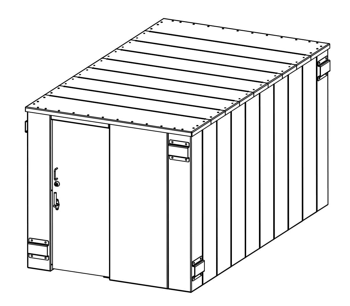 Swisher ESP Safety Shelter - 25 Person Private / 15 Person Business