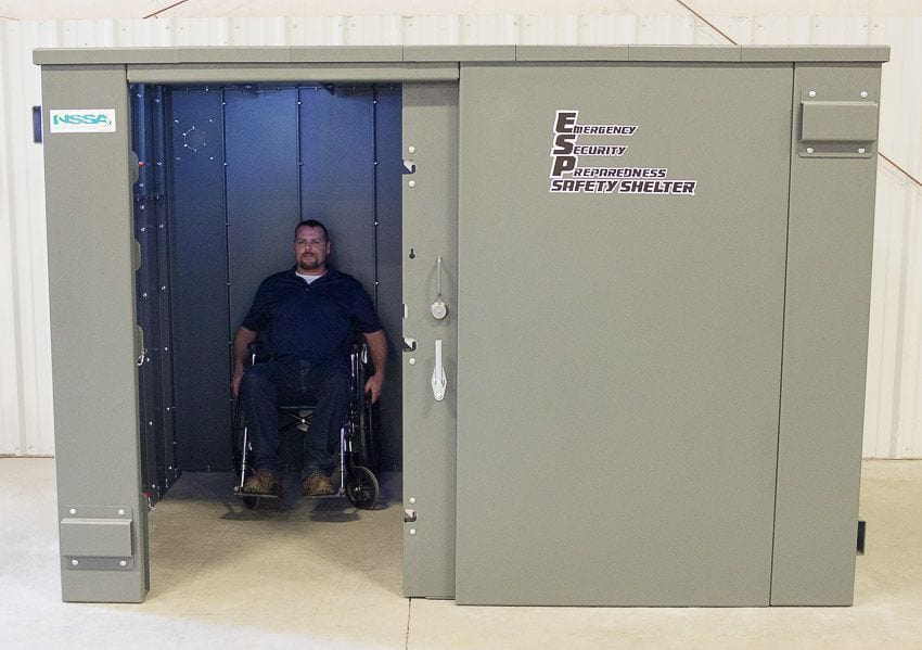 Swisher ESP Safety Shelter Wheelchair Accessible 20/12 Person