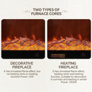 HearthArtSinn Aurora 2 Simple French Electronic Fireplace