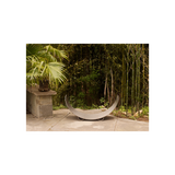 Fire Pit Art Crescent Log Wood Rack -  Stainless Steel