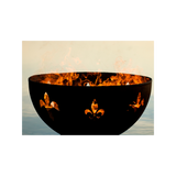 Fire Pit Art Fleur de Lis Fire Pit