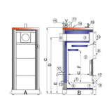 MBTEK UNI 15 Wood Boiler 65K BTU