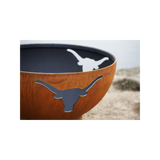 Fire Pit Art Long Horn Fire Pit